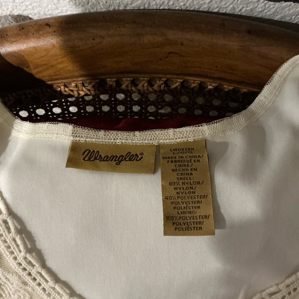 Wrangler Off-White Lace Top